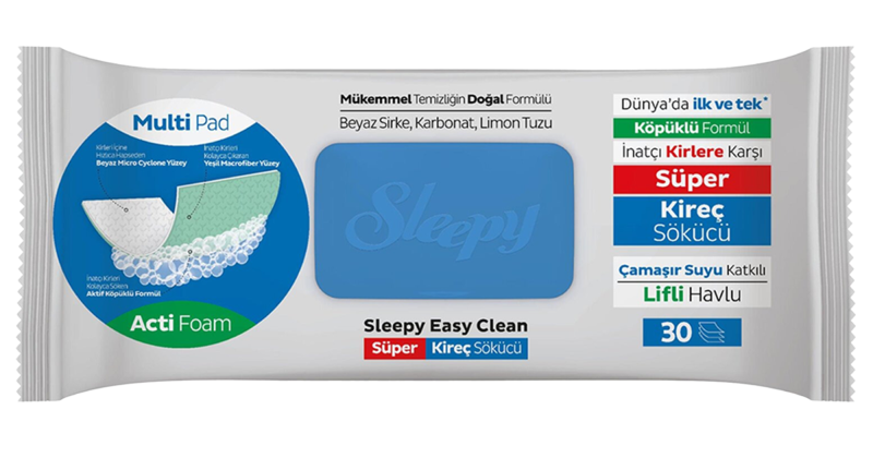 Sleepy Easy Clean Super Limescale Remover Wipes – 30 Pack