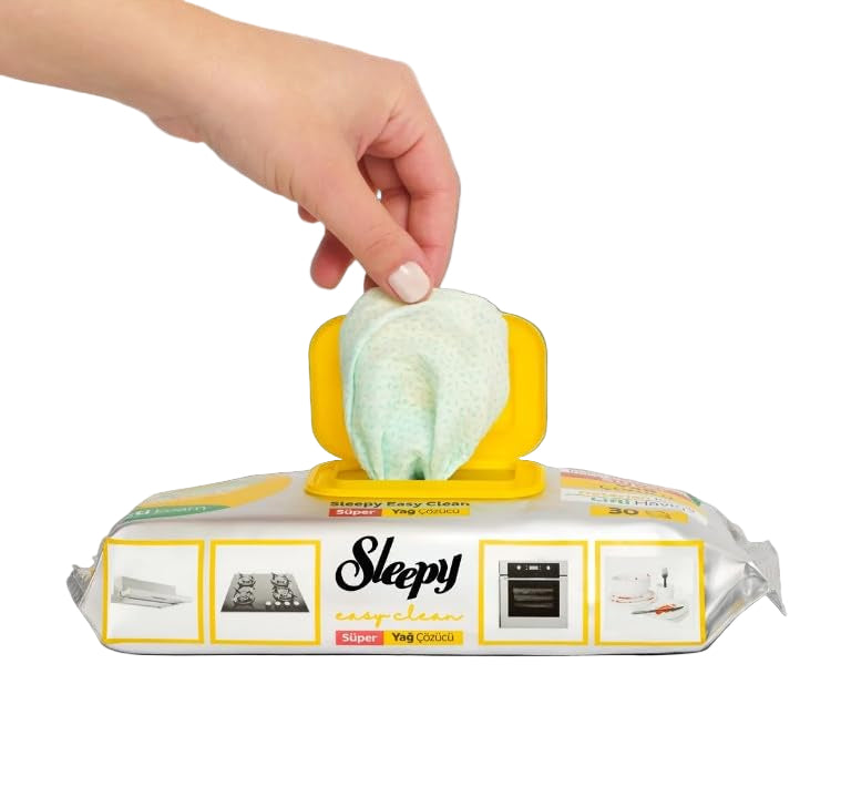 Sleepy Easy Clean Super Grease Remover Wipes – 30 Pack