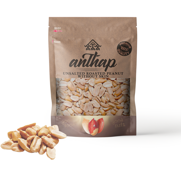 Anhap Unsalted Roasted Peanut Without Skin