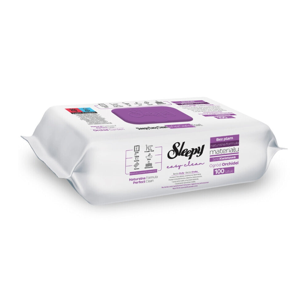 Sleepy Multi-Surface Cleaning Wipes - Flower Series/Orchid Garden Scent, 100 pcs