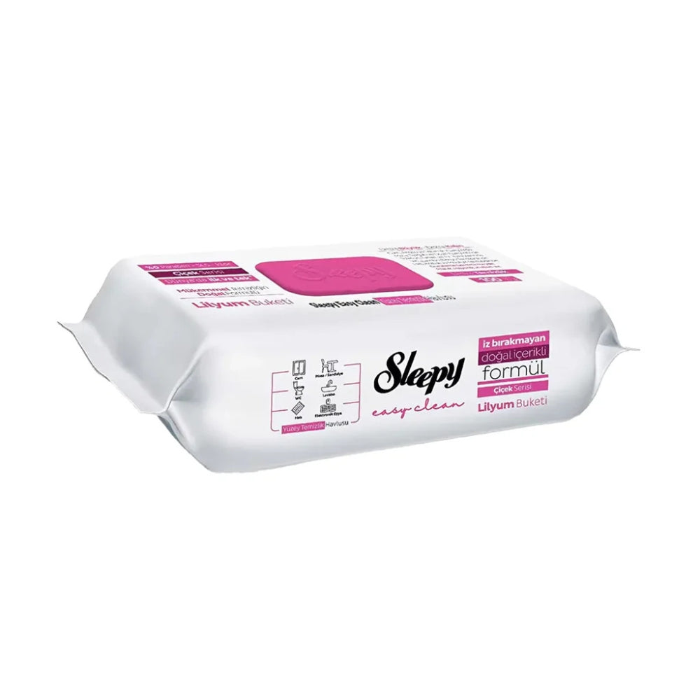 Sleepy Multi-Surface Cleaning Wipes - Flower Series/Lilium Bouquet Scent, 100 pcs