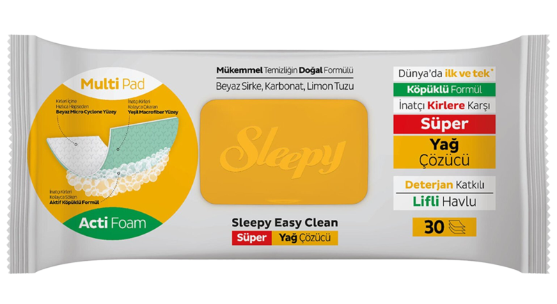 Sleepy Easy Clean Super Grease Remover Wipes – 30 Pack