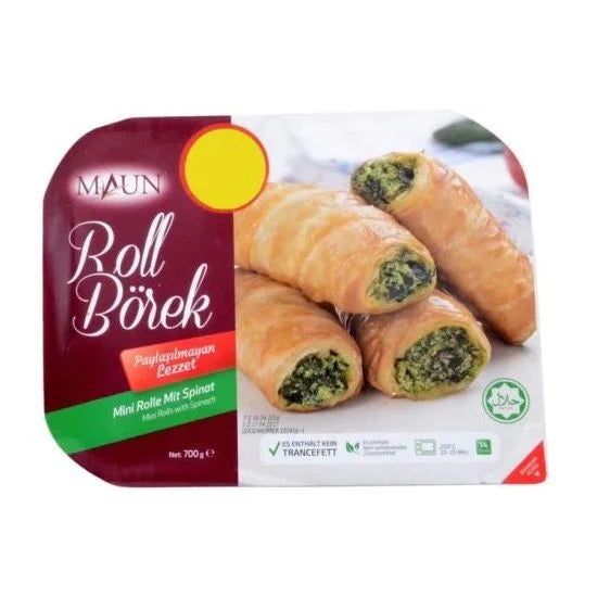 Maun Spinach&Cheese Roll - Ispanakli Peynirli Rulo Borek 500g