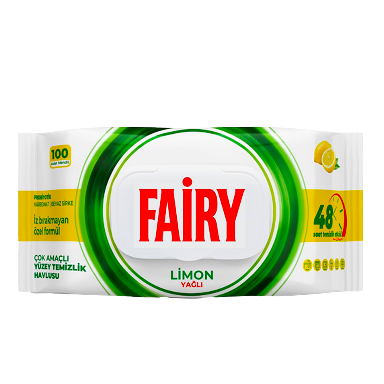 Fairy Multi Surface Wet Wipes Lemon