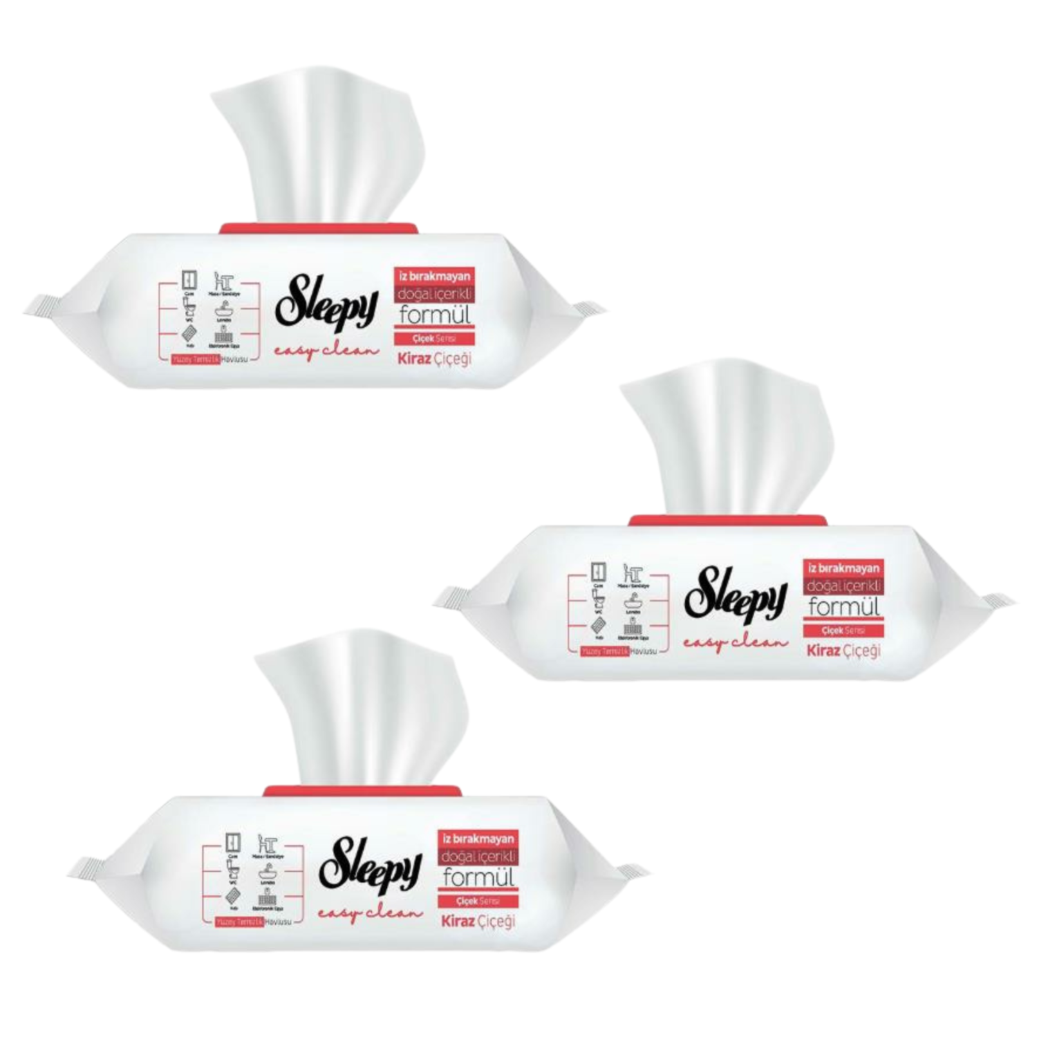 Sleepy Multi-Surface Cleaning Wipes - Cherry Blossom Additive, 100 pcs