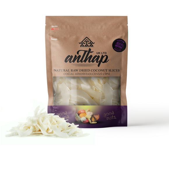 Anthap Dried Coconut Slices/Chips-Dogal Hindistan Cevizi Cipsi