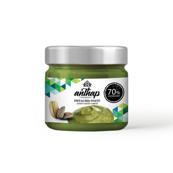 Anthap Natural Pistachio Paste (%70 Turkish Pistachio) With Sugar